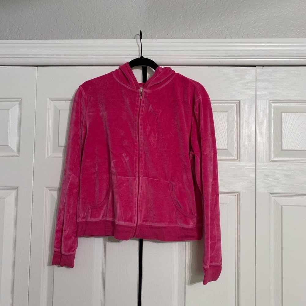 Victoria’s Secret Hot Pink Velour Jacket
